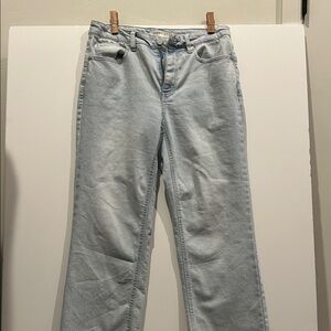 Oat New York Light Blue Straight Leg Jeans